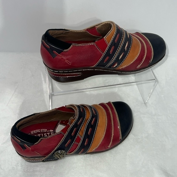 L’Artiste spring step sherbet slip on shoes/clogs. Leather. Size 37. EUC. - Picture 1 of 6